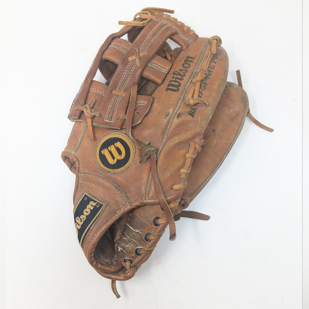 Wilson Boss Baseball Glove Right Hand Throw LH 13” Cowhide Leather Brown A9840
